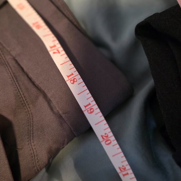 Charcoal Grey Dress Pants, pull on style, straight leg. Size 20 petite. - Picture 6 of 7